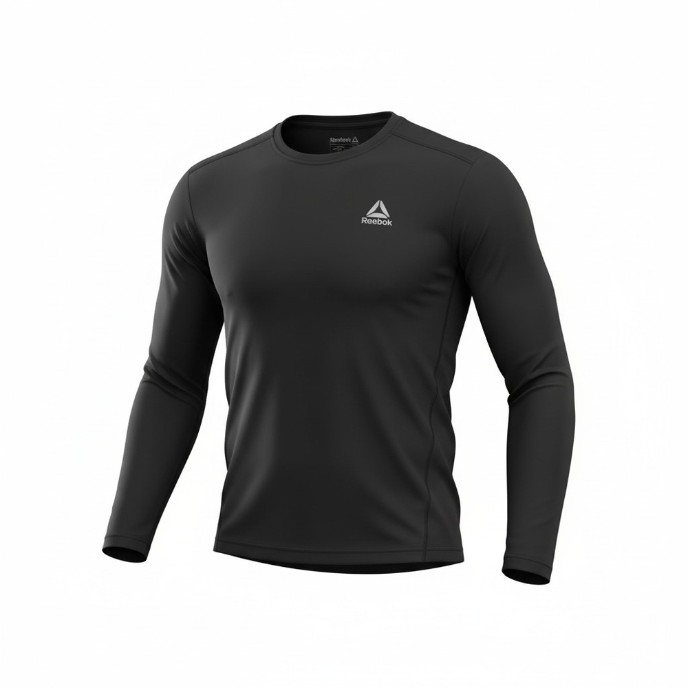 Reebok Black Long Sleeve Performance Tee
